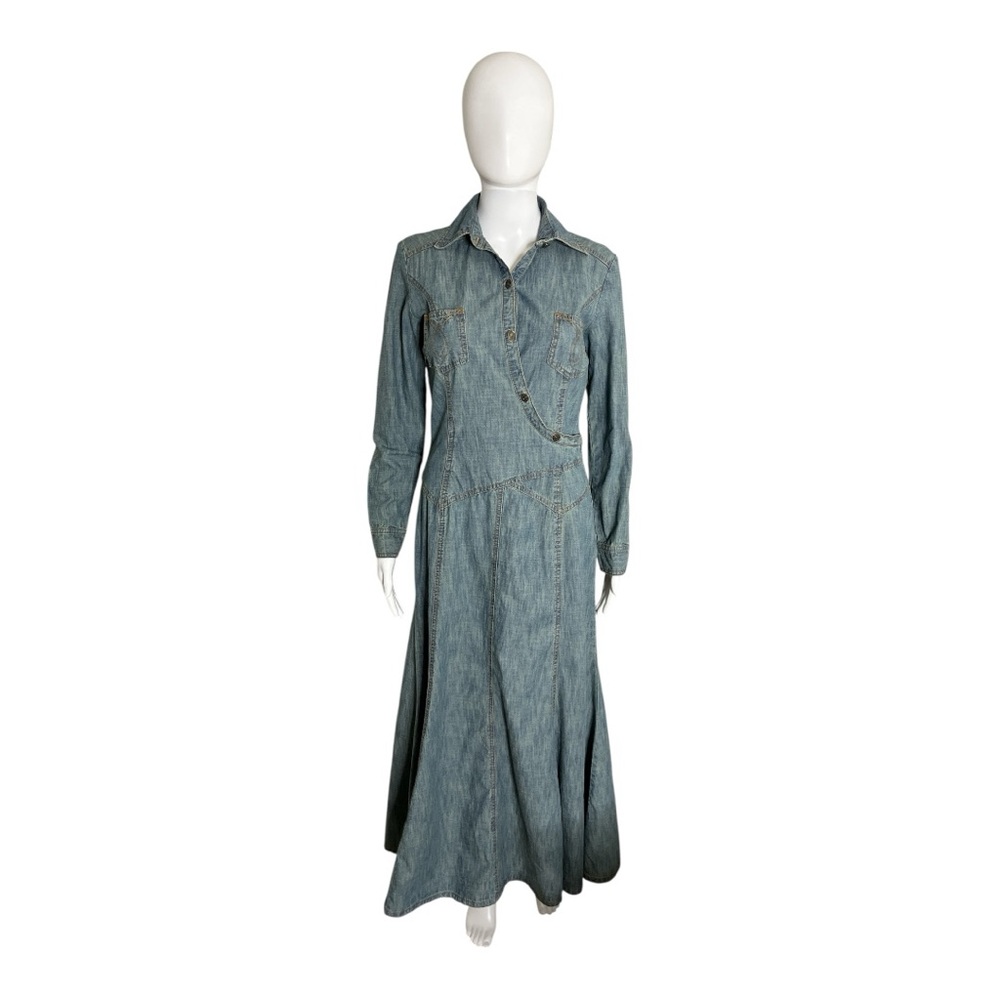 Jeanology Denim Maxi Dress Size 6